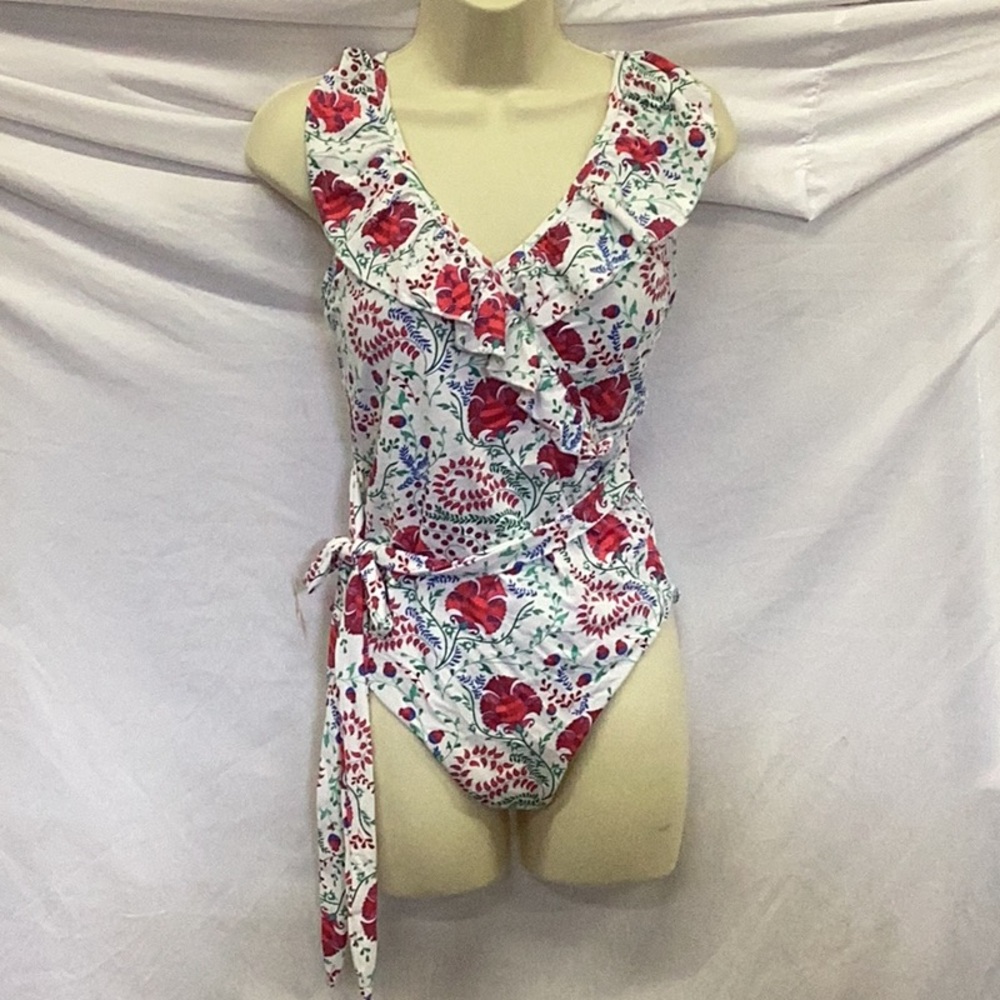 Toluca Swim One piece ruffle floral swimsuit